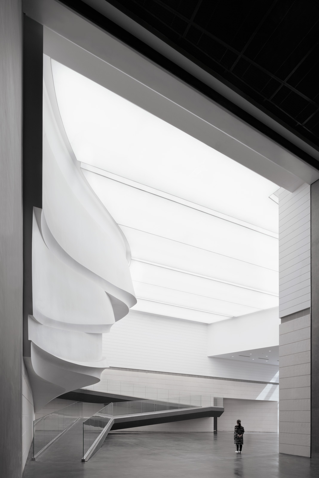 waa Museum of Contemporary Art Yinchuan interior Atrium gallery 未觉建筑 银川当代美术馆 室内 中庭 展示厅