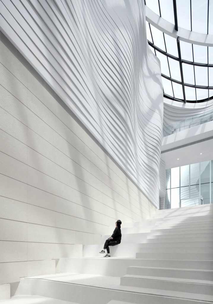 waa Museum of Contemporary Art Yinchuan interior Atrium gallery 未觉建筑 银川当代美术馆 室内 中庭 展示厅
