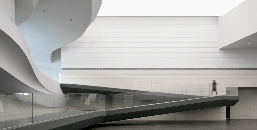 waa Museum of Contemporary Art Yinchuan interior Atrium gallery 未觉建筑 银川当代美术馆 室内 中庭 展示厅