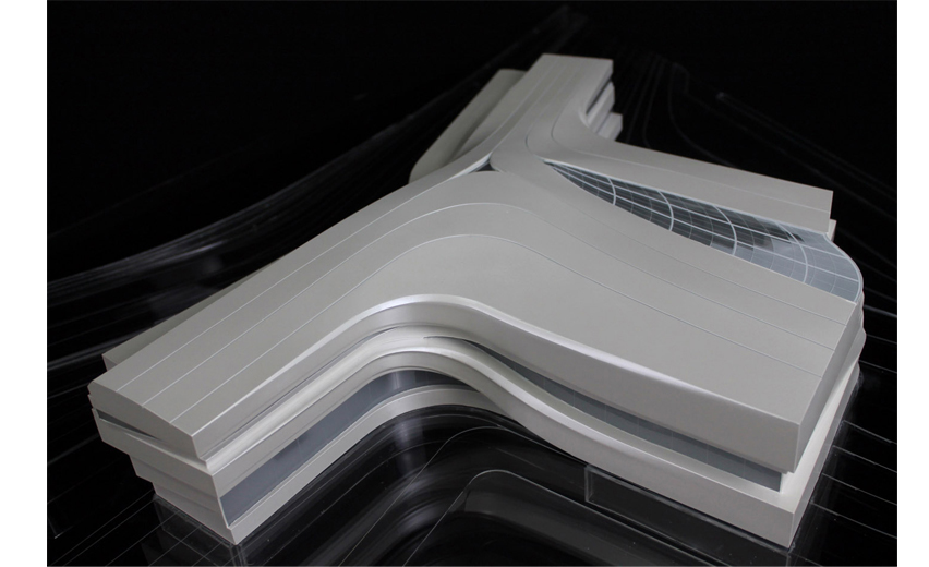 waa Museum of Contemporary Art Yinchuan model 未觉建筑 银川当代美术馆 模型