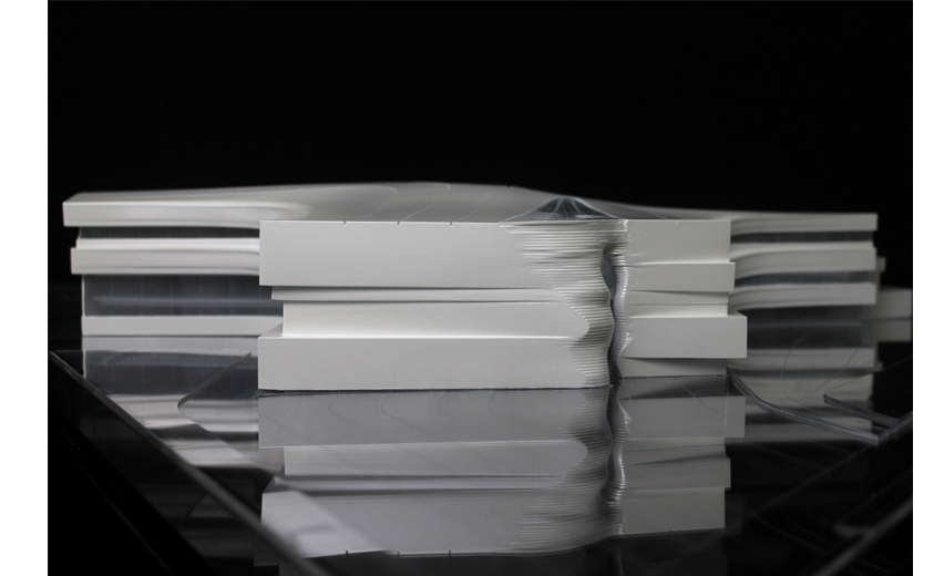 waa Museum of Contemporary Art Yinchuan model 未觉建筑 银川当代美术馆 模型