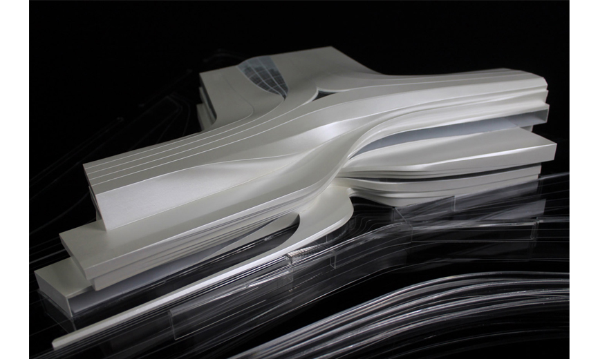 waa Museum of Contemporary Art Yinchuan model 未觉建筑 银川当代美术馆 模型