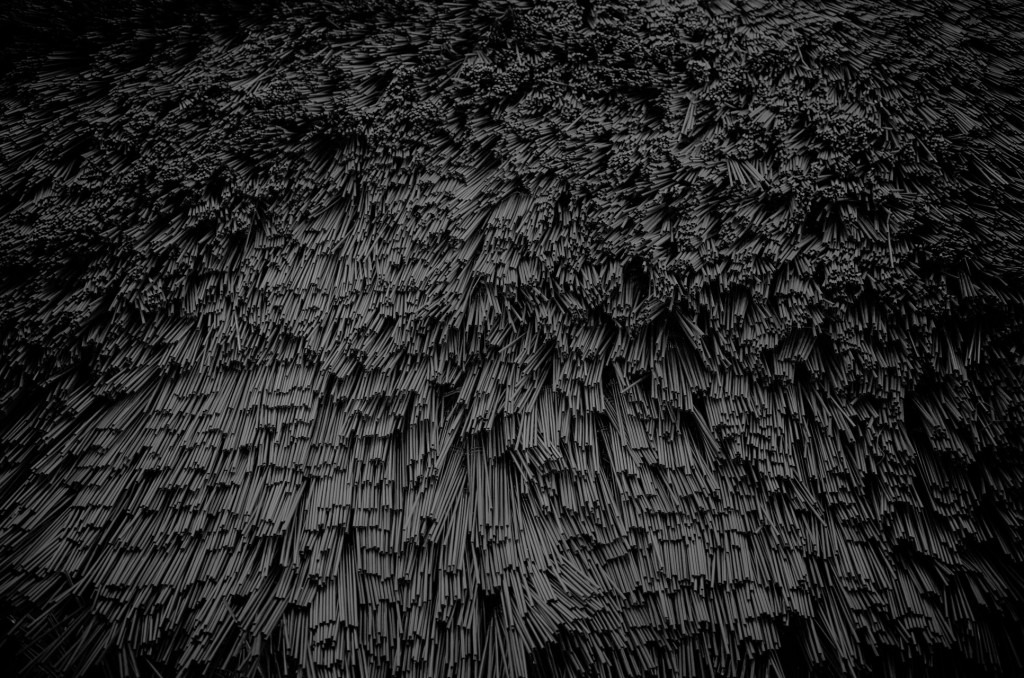 waa installation thatching 未觉建筑 装置艺术 7万根吸管编织